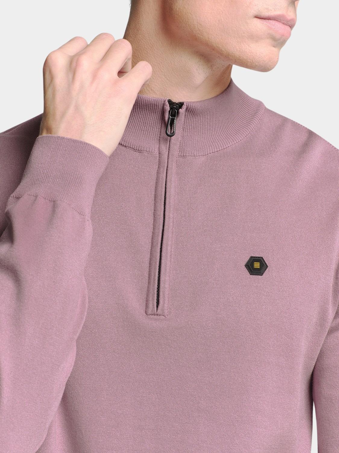 No Excess Half Zip Roze  27210106SN/146