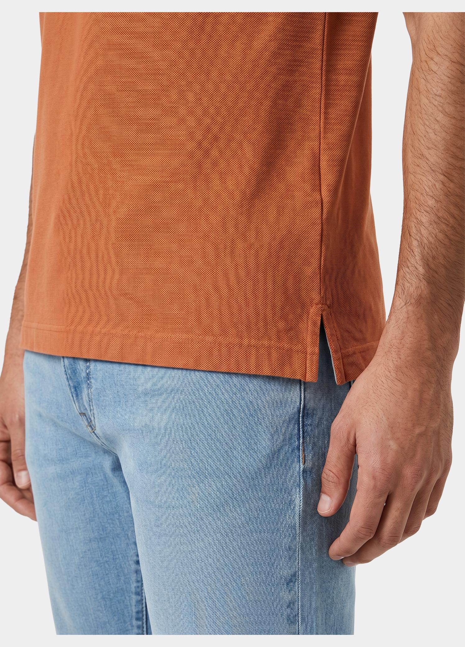 Sea Barrier Polo heren Oranje Congo F0001078.T489/6703