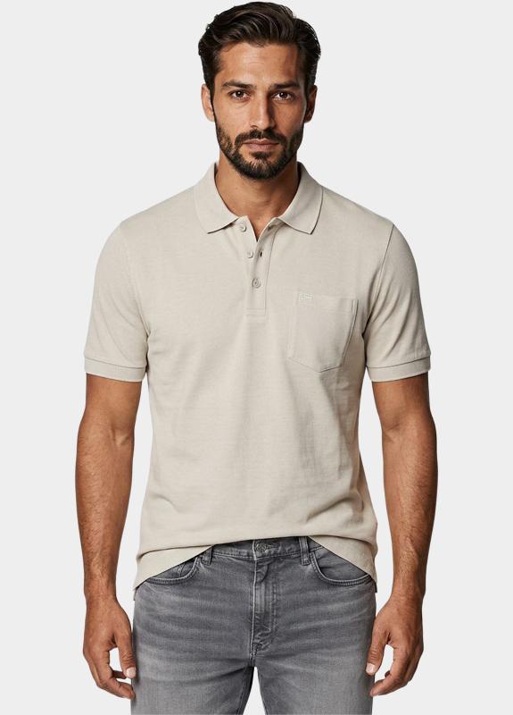 Commander flag Polo heren Beige  214008358/200