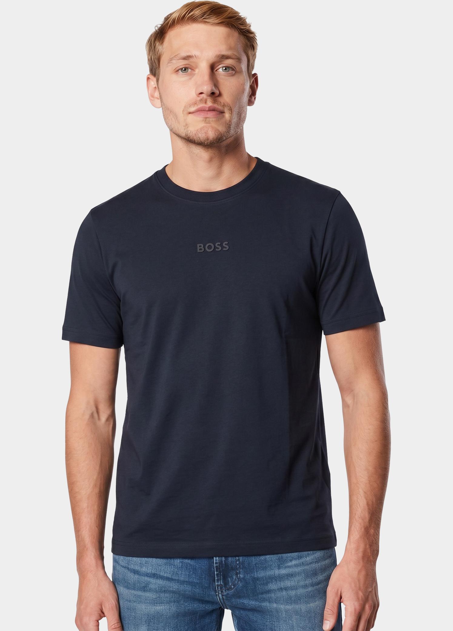 BOSS Green T-shirt heren Blauw Tee 10 10262150 01 50519368/404