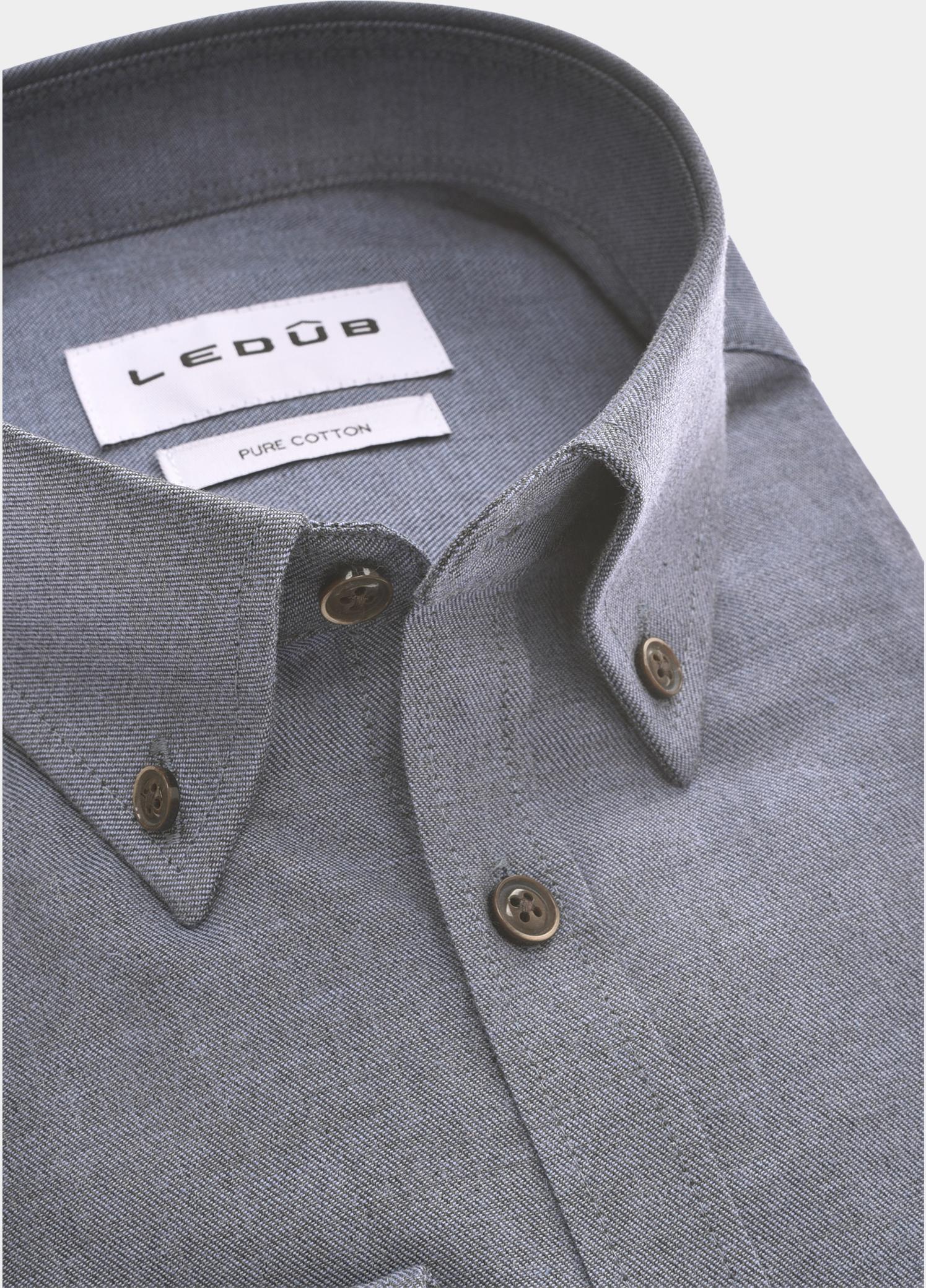 Ledub Zakelijk overhemd heren Blauw  0143561/150-000-000