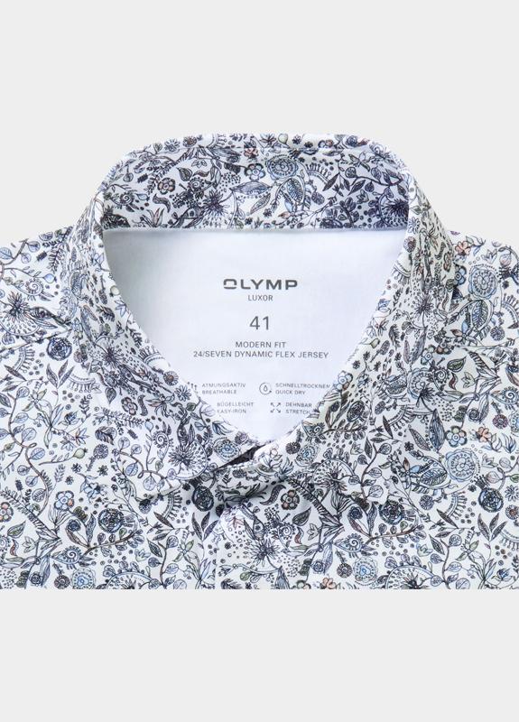 Olymp Zakelijk overhemd heren Wit Luxor 24/Seven 134014/00