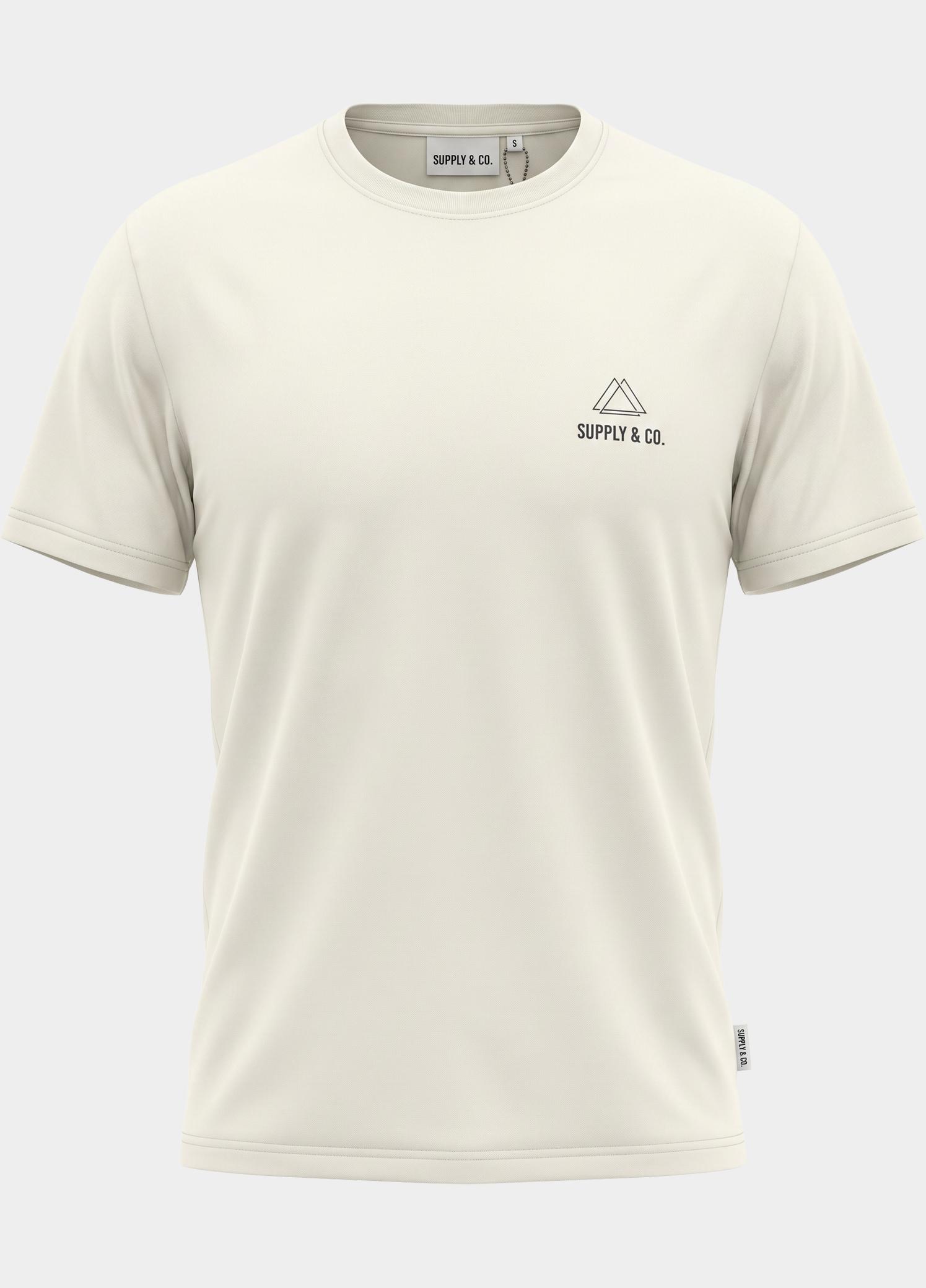 Supply & Co. T-shirt heren Wit Basic T-shirt SCO25108BA01/100 white