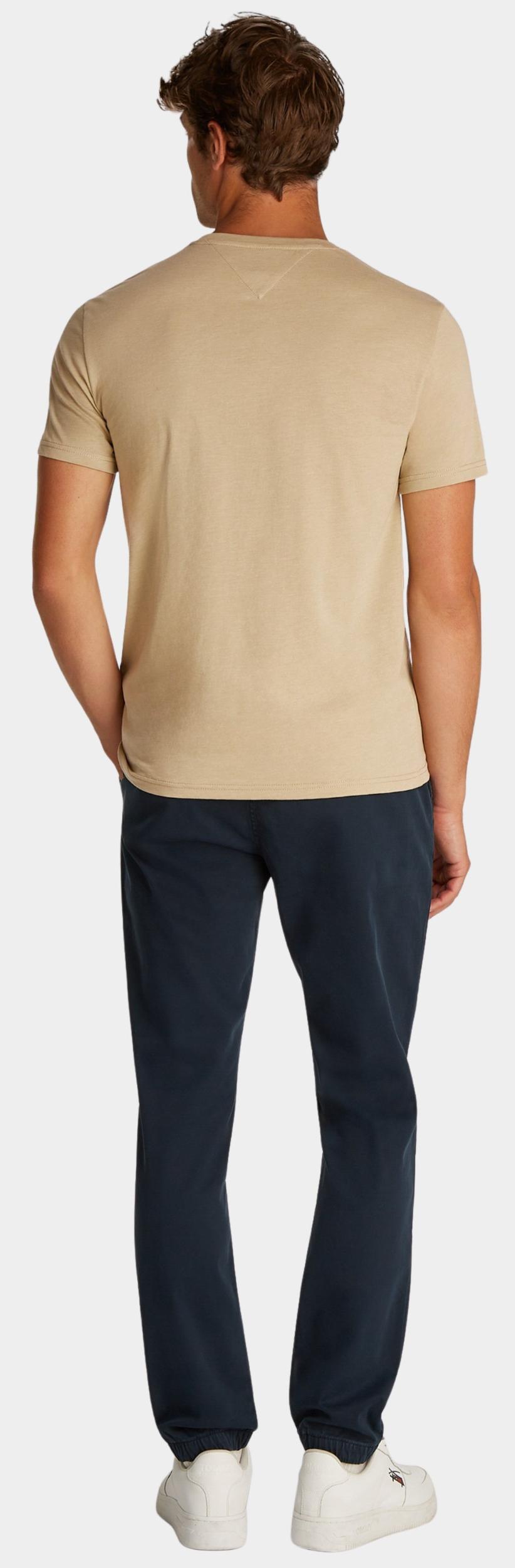 Tommy Jeans T-shirt korte mouw Beige TJM XSLIM JASPE HTR TEE EXT DM0DM20363/ACT