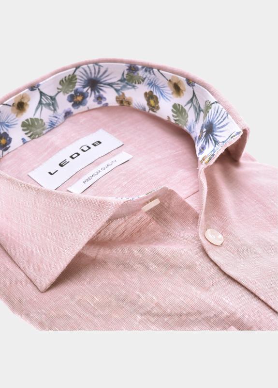 Ledub Business hemd lange mouw Roze  0702060/420-150-000