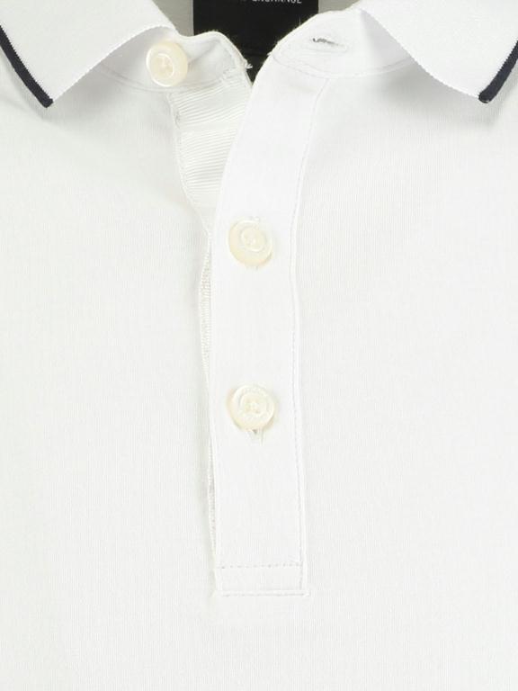 Armani Exchange Polo korte mouw Wit witte modern fit polo 8NZF70.Z8M9Z/1100