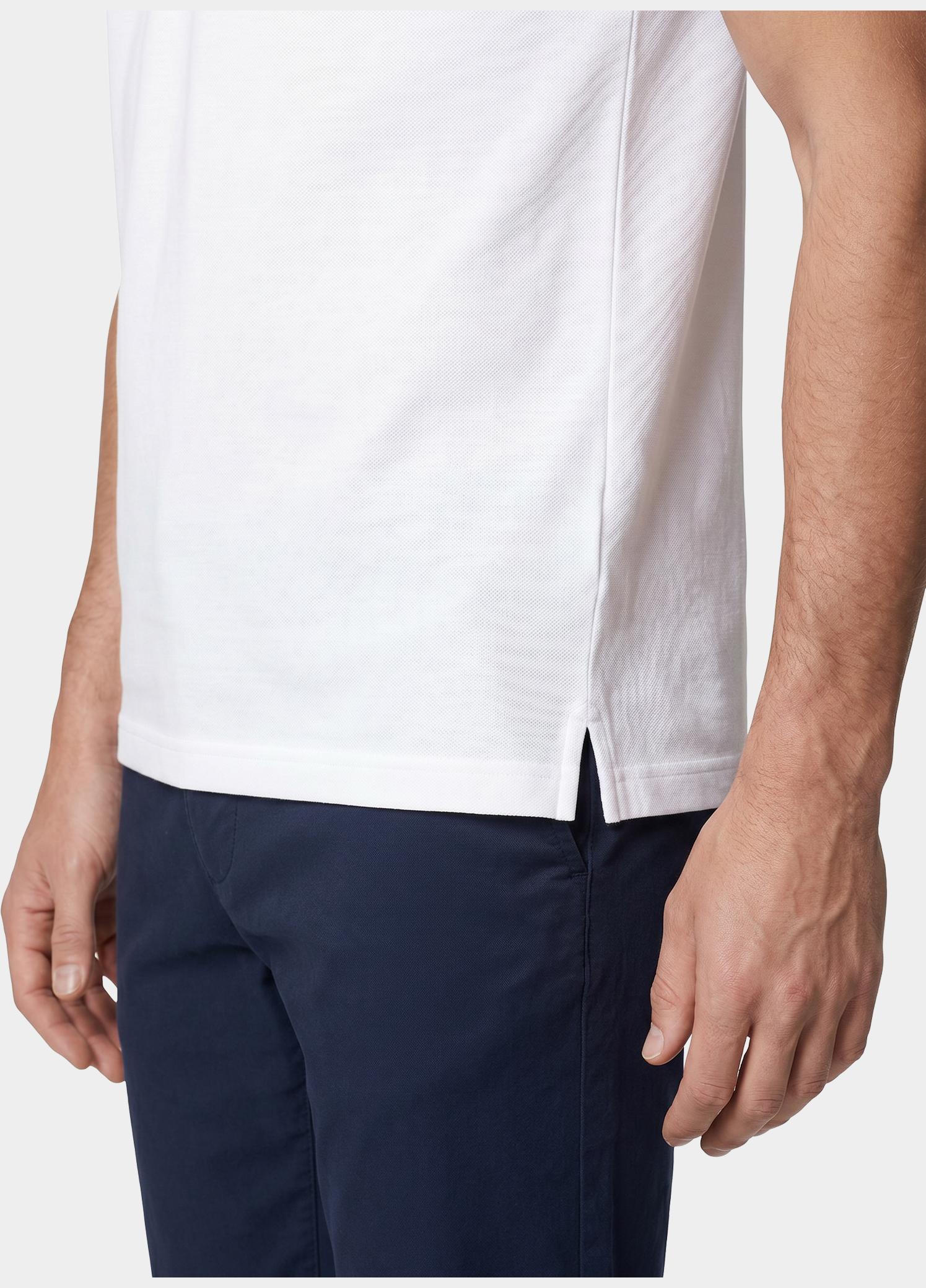 BOSS Green Polo heren Wit Paule 10262274 01 50525172/100