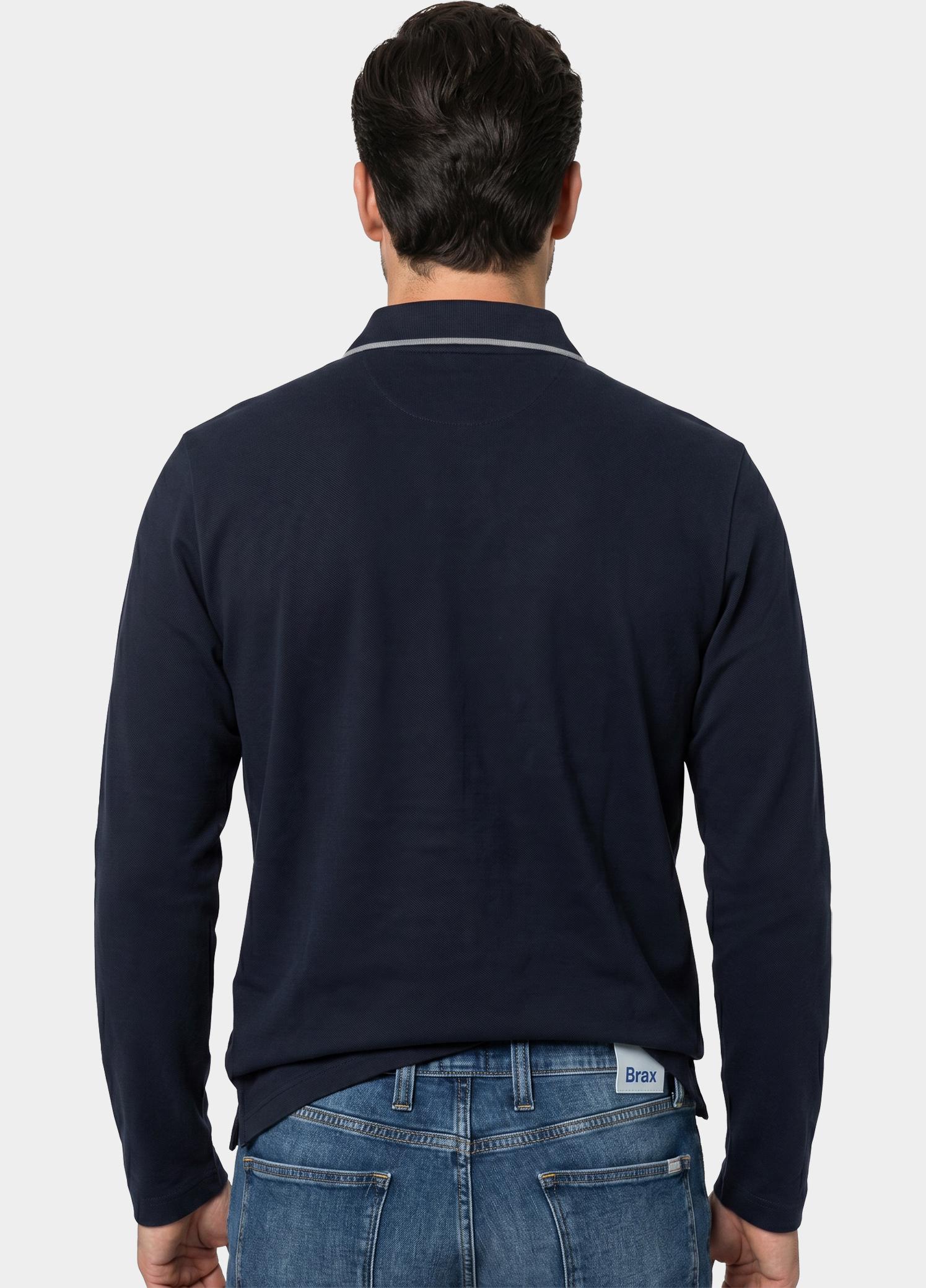 BOSS Orange Polo korte mouw Blauw PasserfordLong 10280967 01 50566186/404
