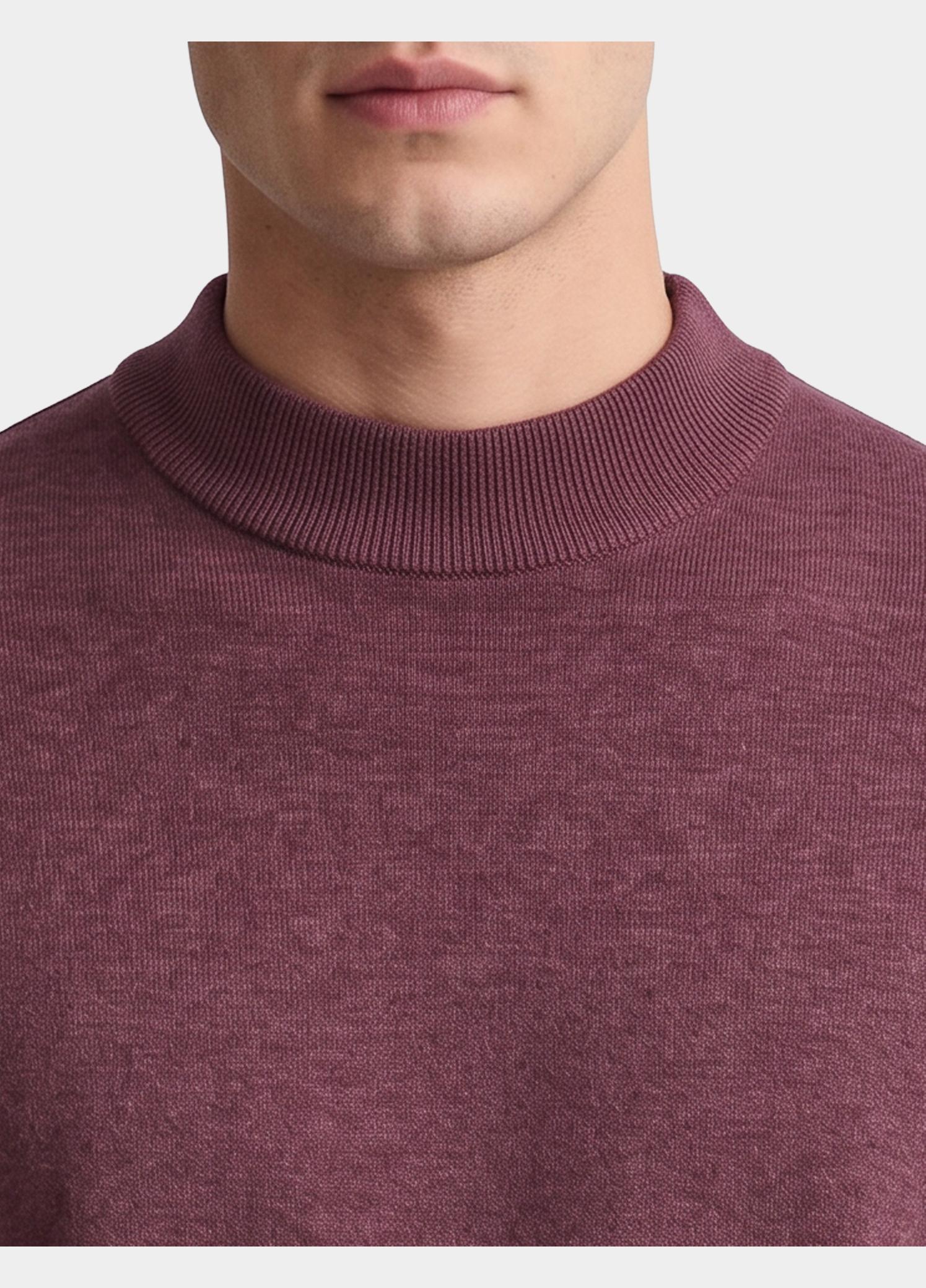 Scotland Blue Coltrui heren Rood Tex Mockneck Pull SPE00005TE06SB/6004