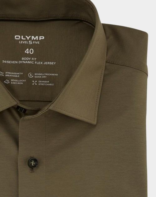 Olymp Business hemd lange mouw Groen 2008/64 Hemden 200864/48