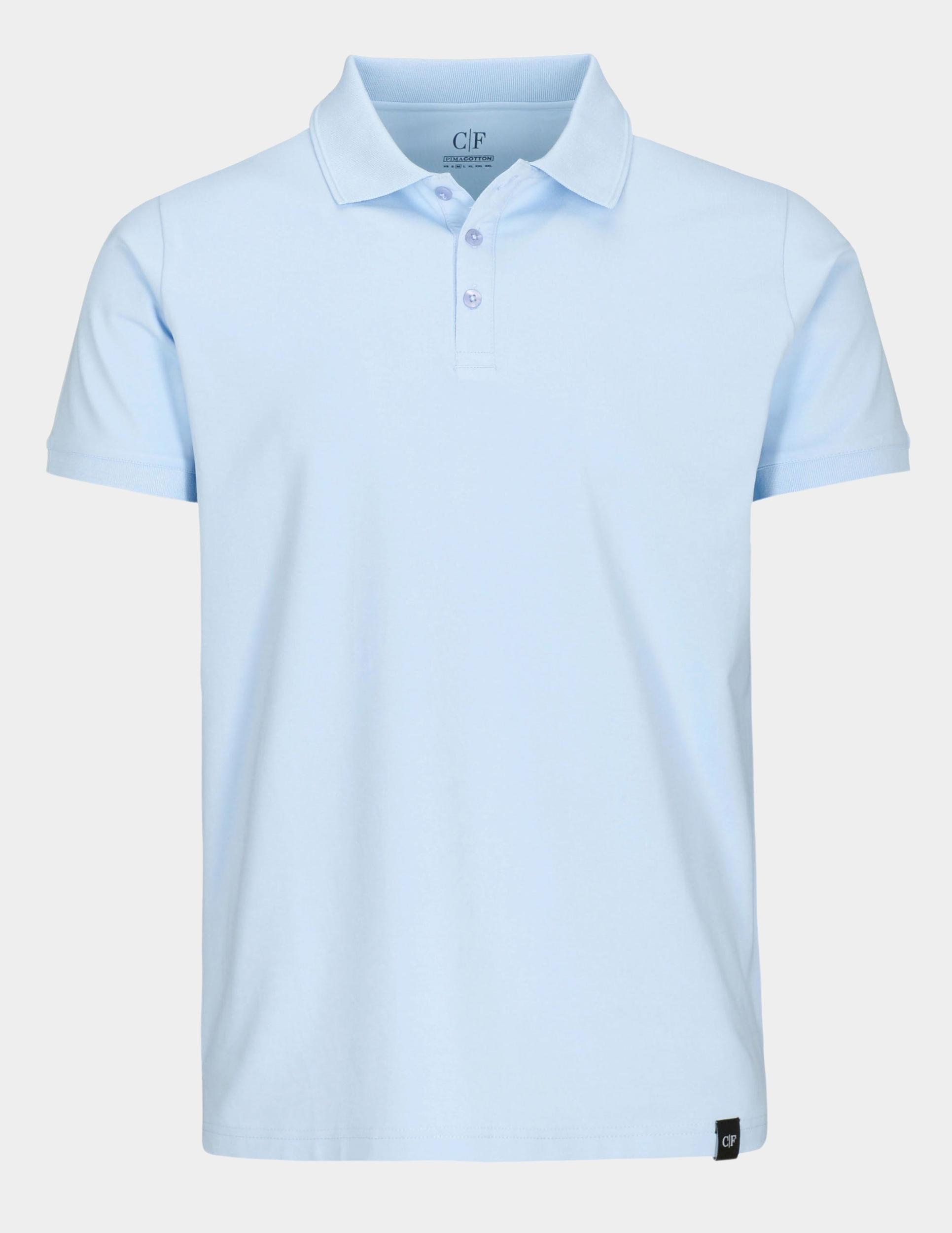 Commander Polo korte mouw Blauw (S)-NOS 3-Knopf Poloshirt 1/2 213011985/603