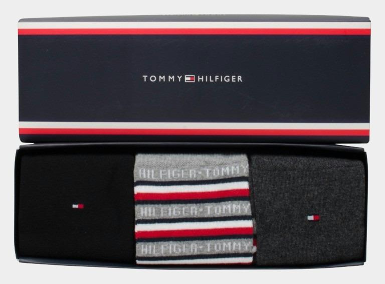 Tommy Hilfiger Sokken Zwart Sokken zwart Logo Giftbox 100000844/003