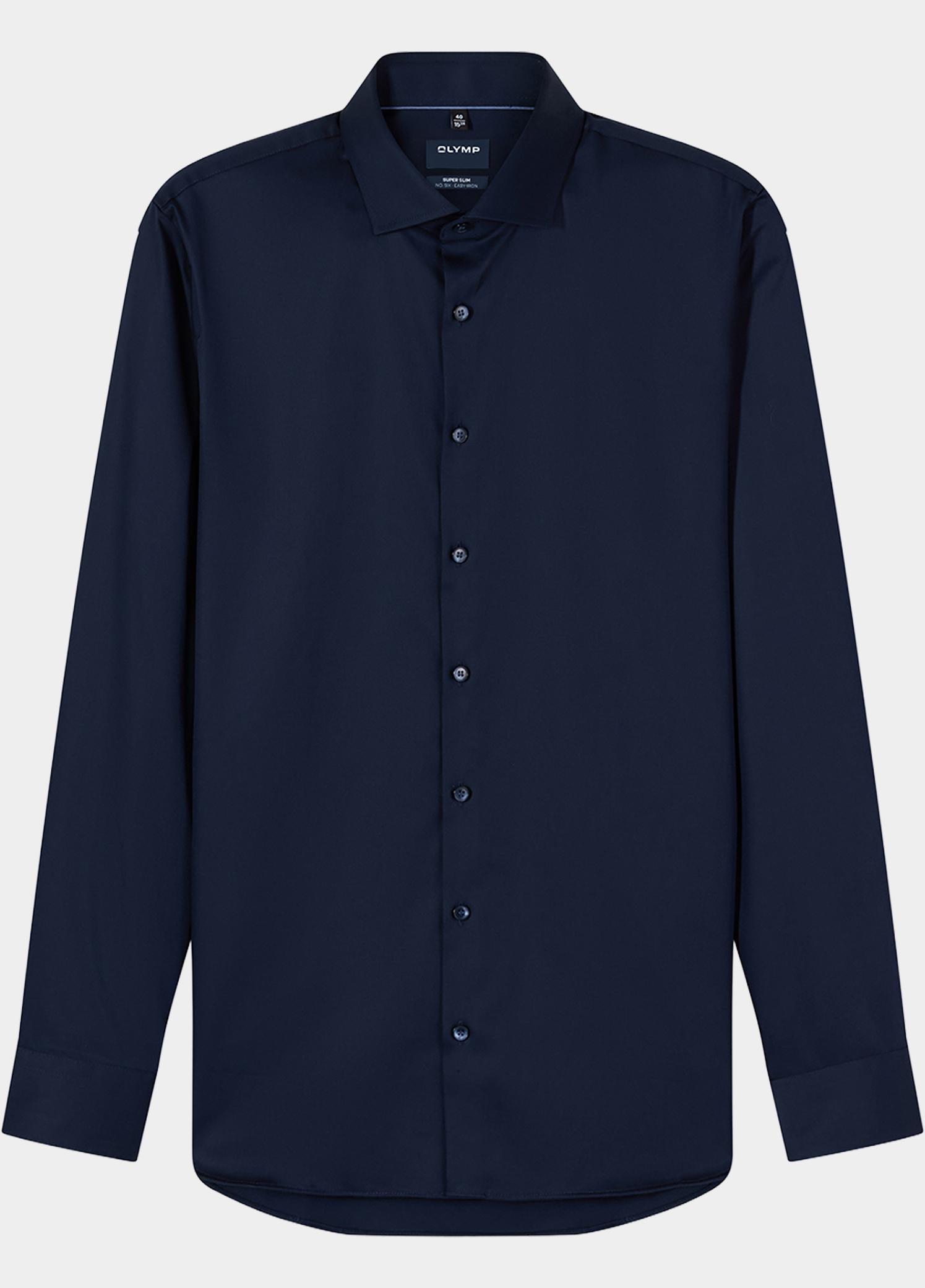 Olymp Zakelijk overhemd heren Blauw No. Six 255684/08