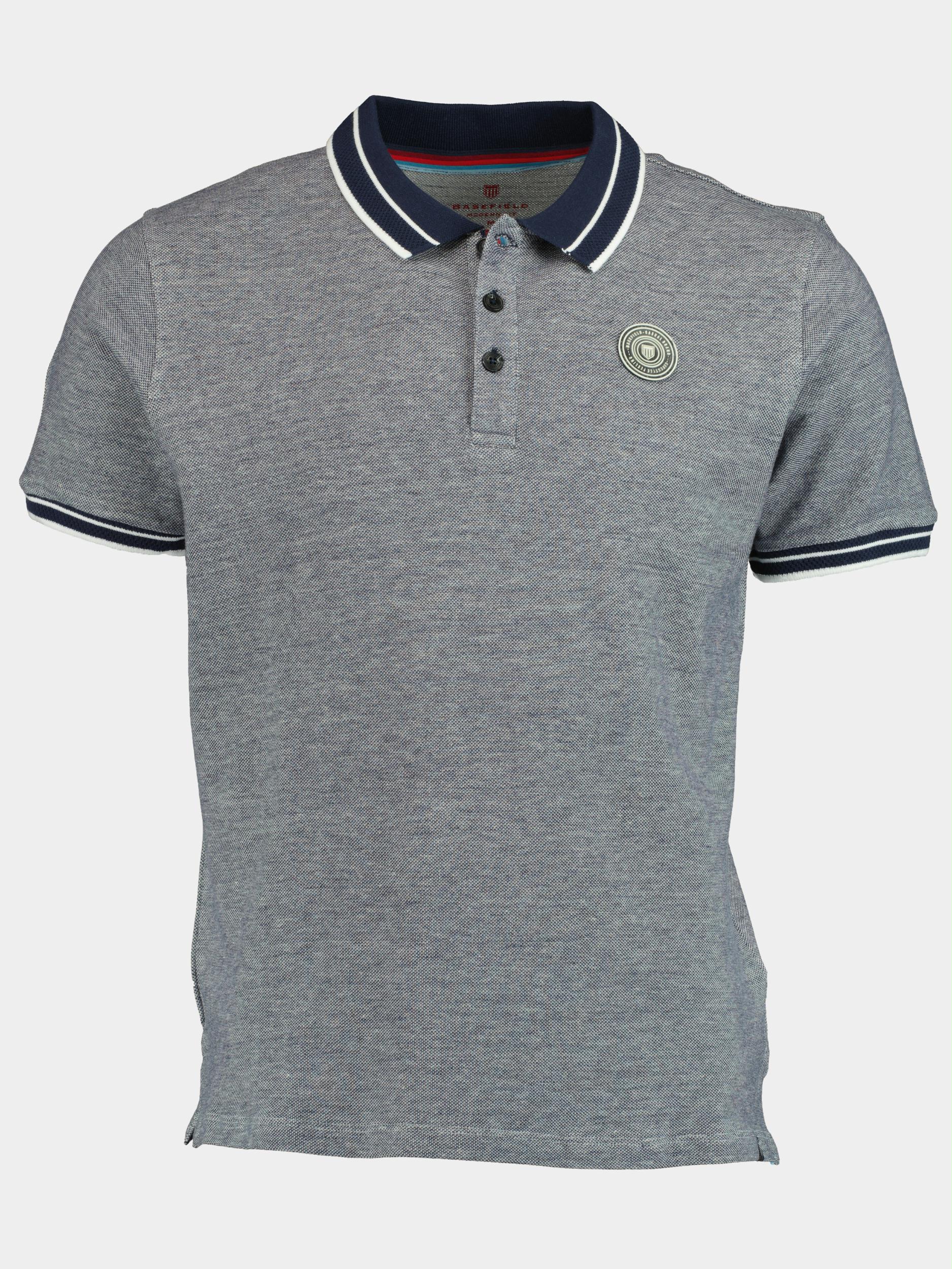 Basefield Polo korte mouw Blauw Polo Shirt 1 2 Arm 219016955 609