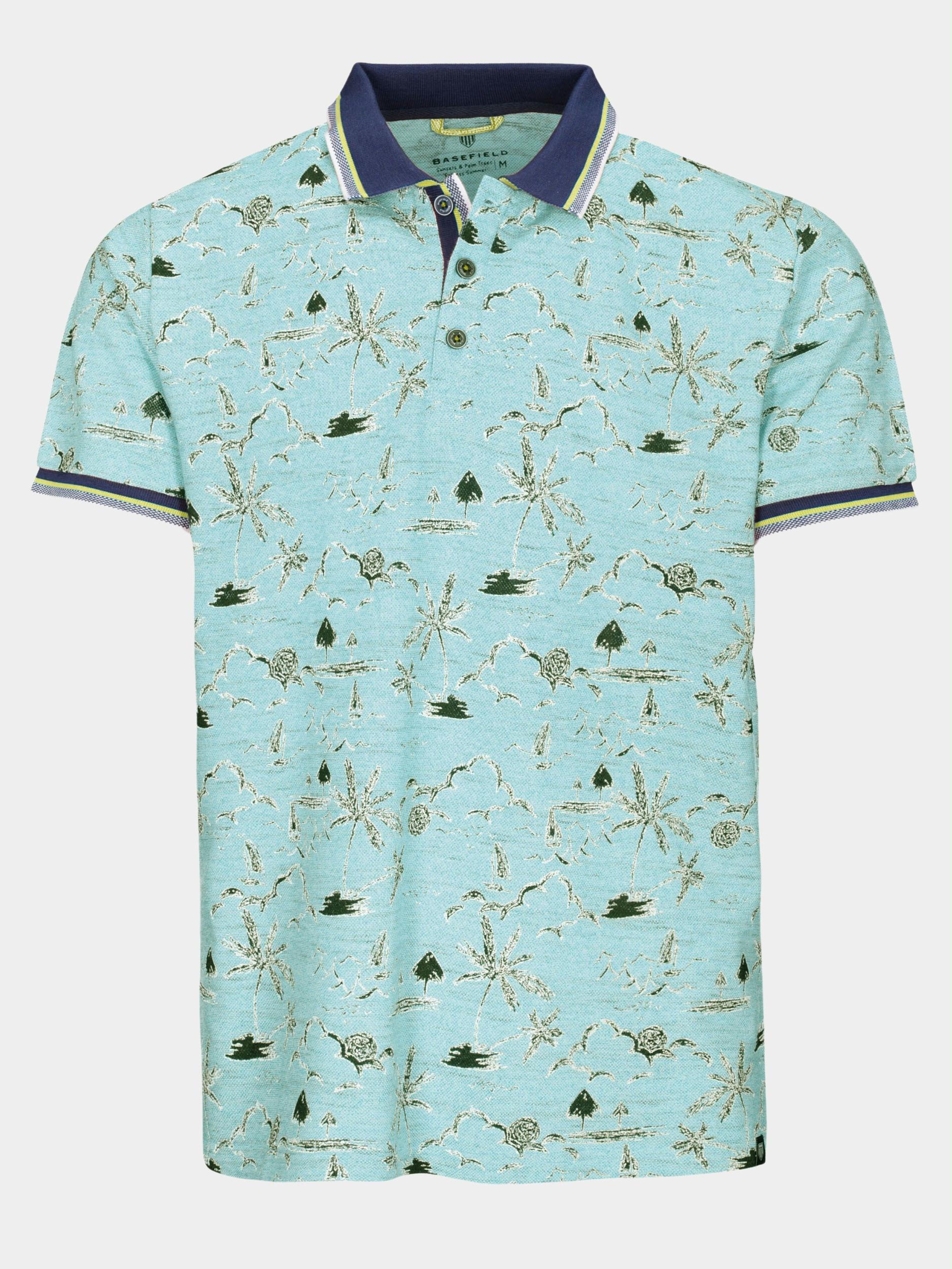 Basefield Polo korte mouw Groen Polo Shirt 1 2 Arm 219017097 603