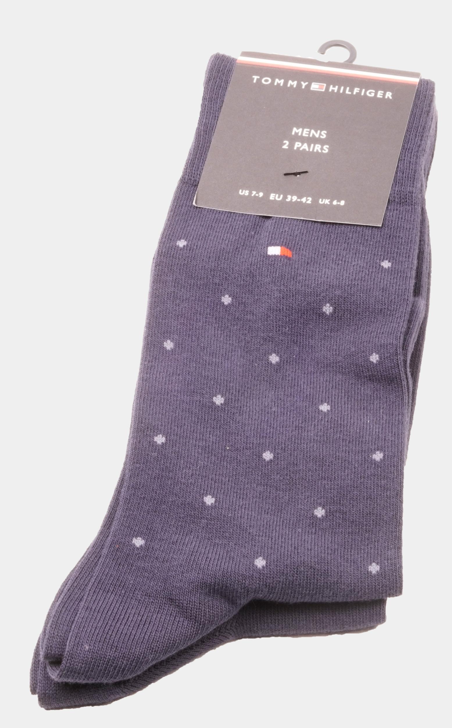 Tommy Hilfiger Sokken Blauw TH Men Sock 2P Dot 701224898/001