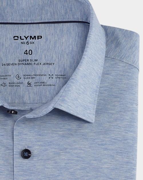 Olymp Business hemd lange mouw Blauw 2503/74 Hemden 250374/11