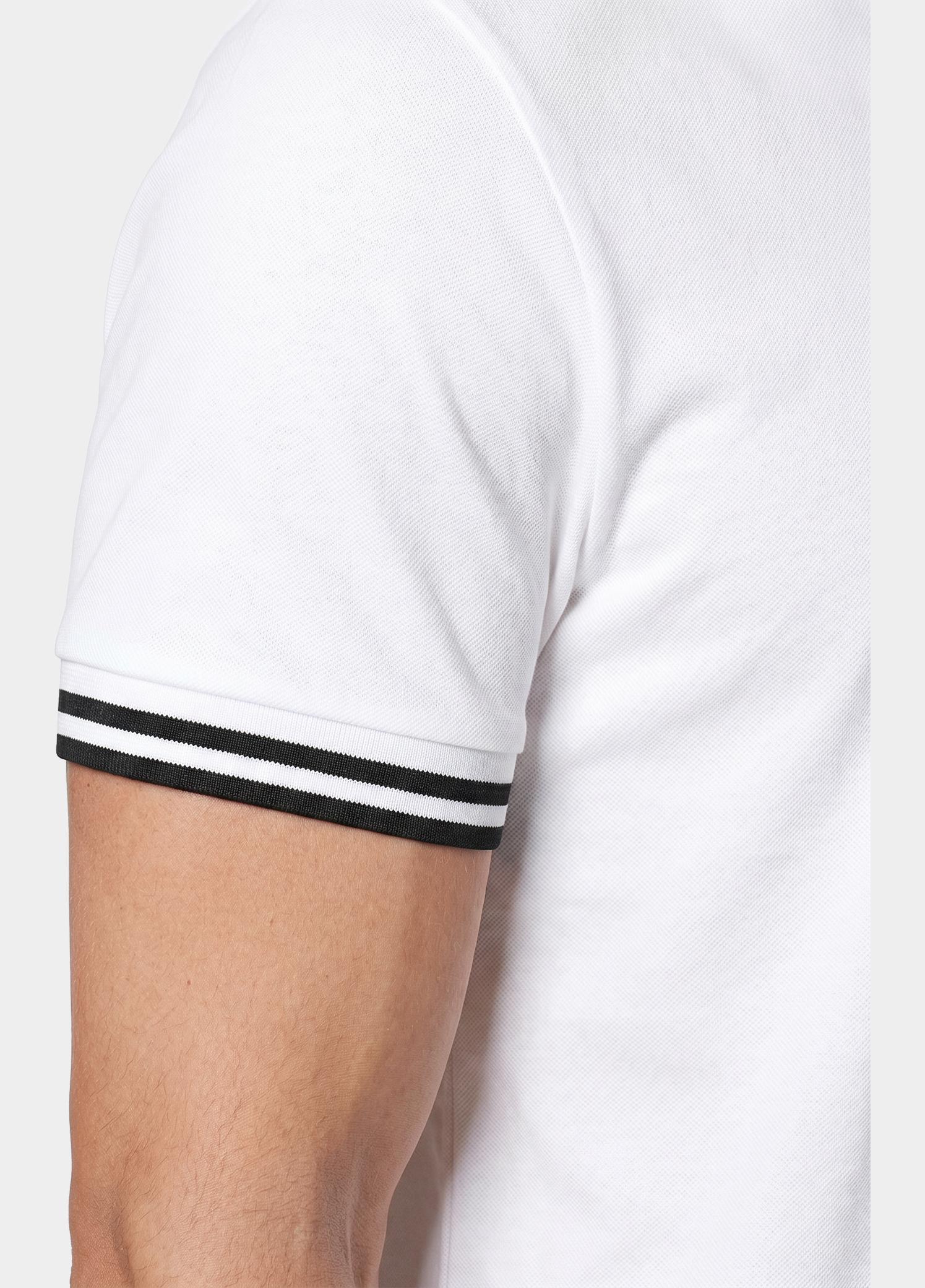 BOSS Green Polo heren Wit Paule 10262274 01 50525172/100