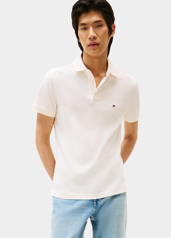 Tommy Hilfiger Polo korte mouw Beige 1985 Slim Polo MW0MW17771/Z00