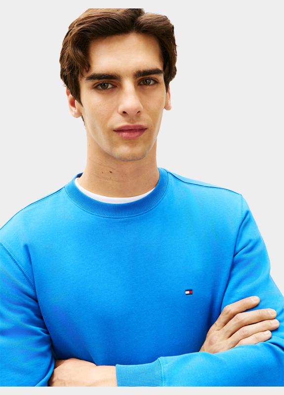Tommy Hilfiger Pullover Blauw ESSENTIAL TERRY CREWNECK MW0MW37237/C4U