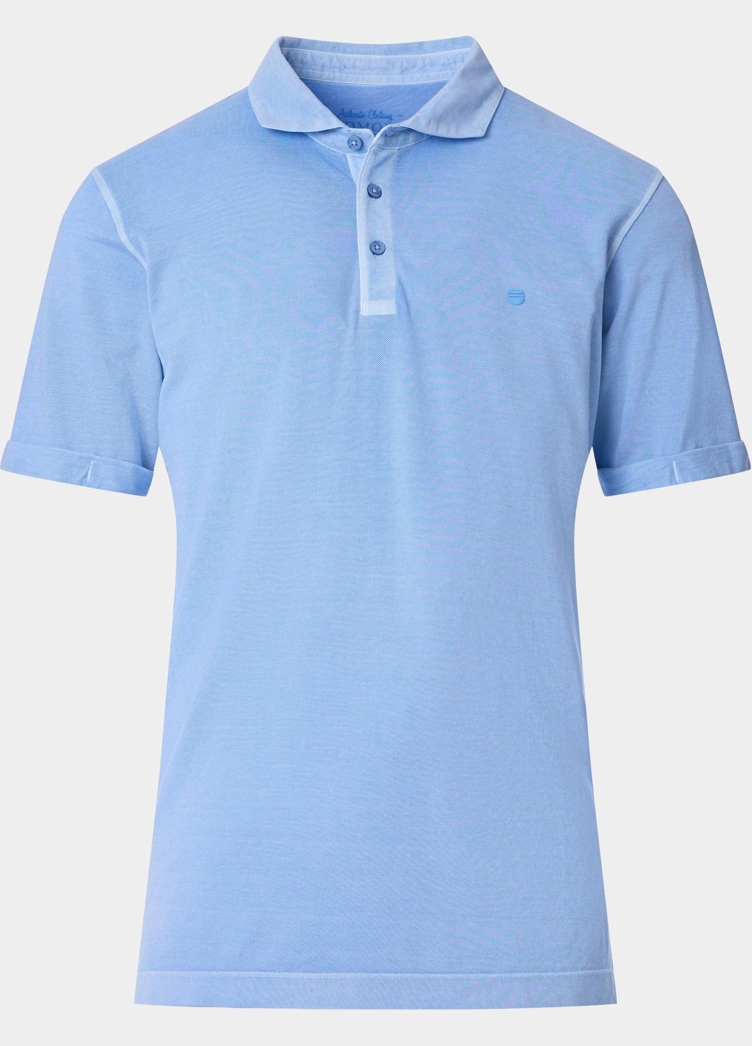 Redmond Polo heren Blauw Polo Shirt Uni 251930900/120