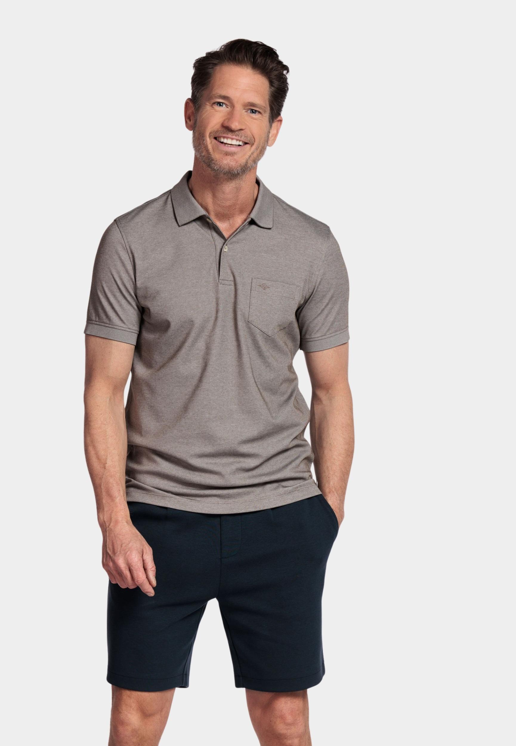 Baileys Polo korte mouw Bruin Poloshirt 515280/88
