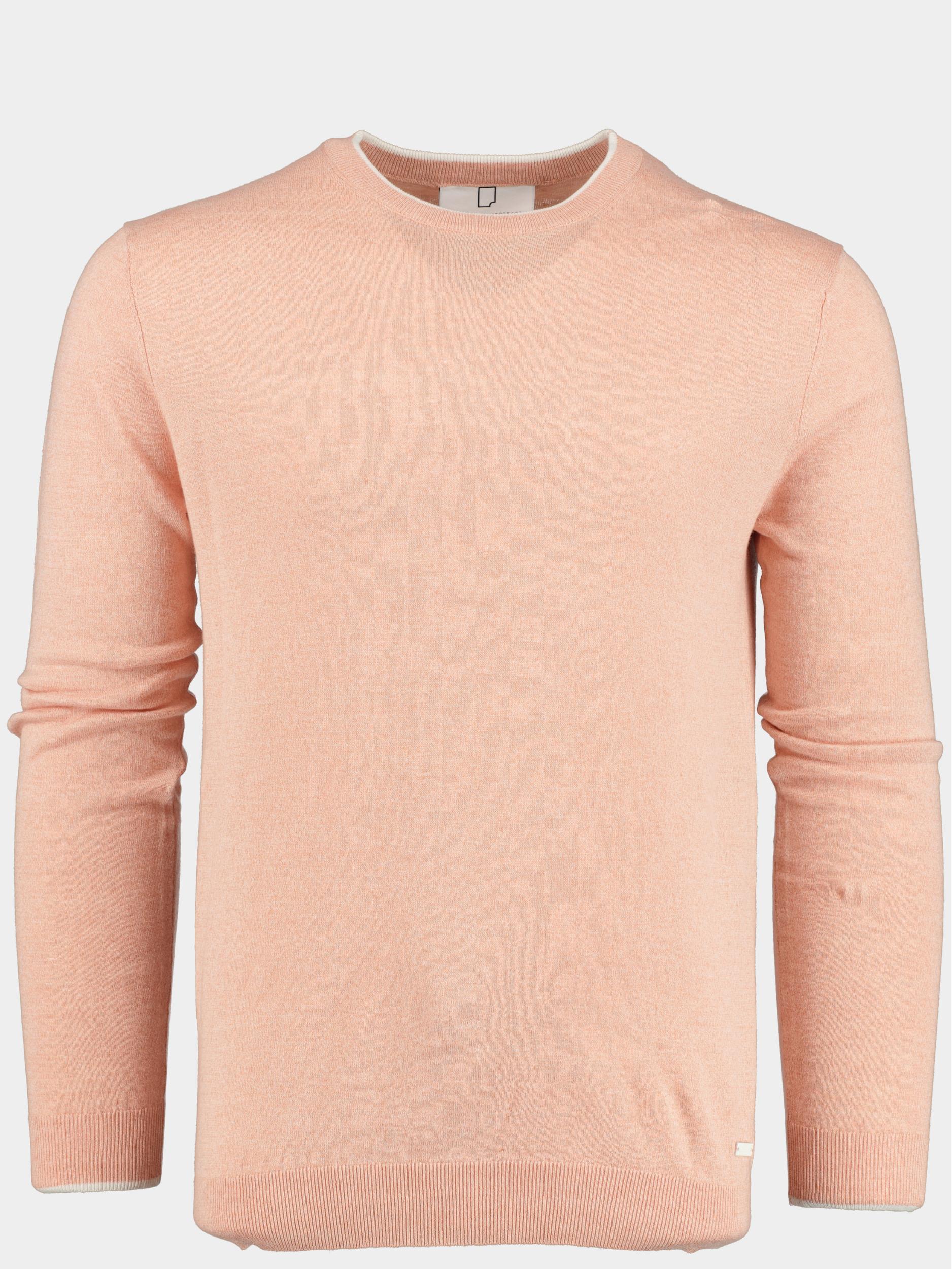 Born With Appetite Pullover Roze Johan R-neck Pullover Flatkni 23105JO11/750 salmon