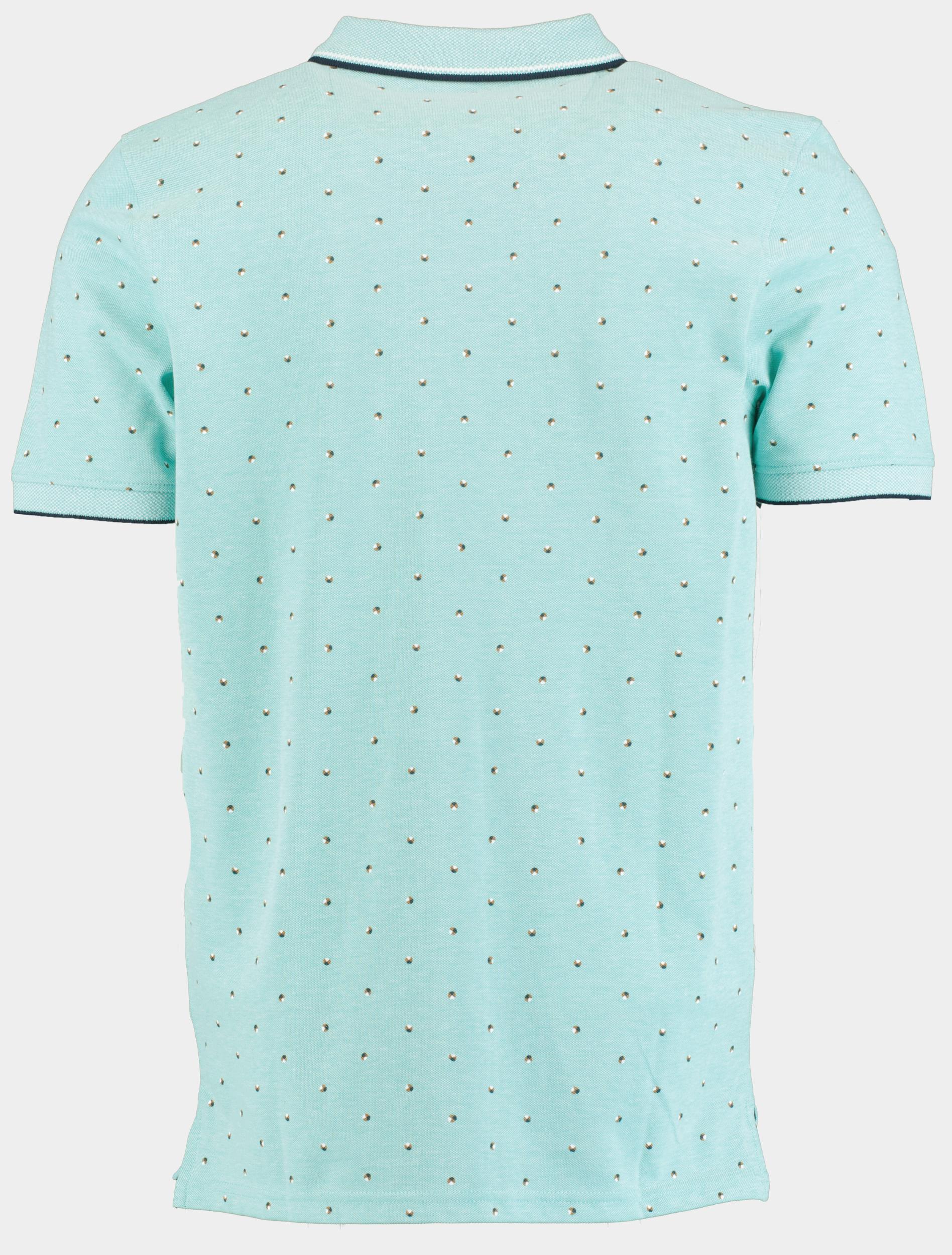  Polo korte mouw Groen 3-Knopf-Polo-Shirt, 1/2 Arm 214008261/545