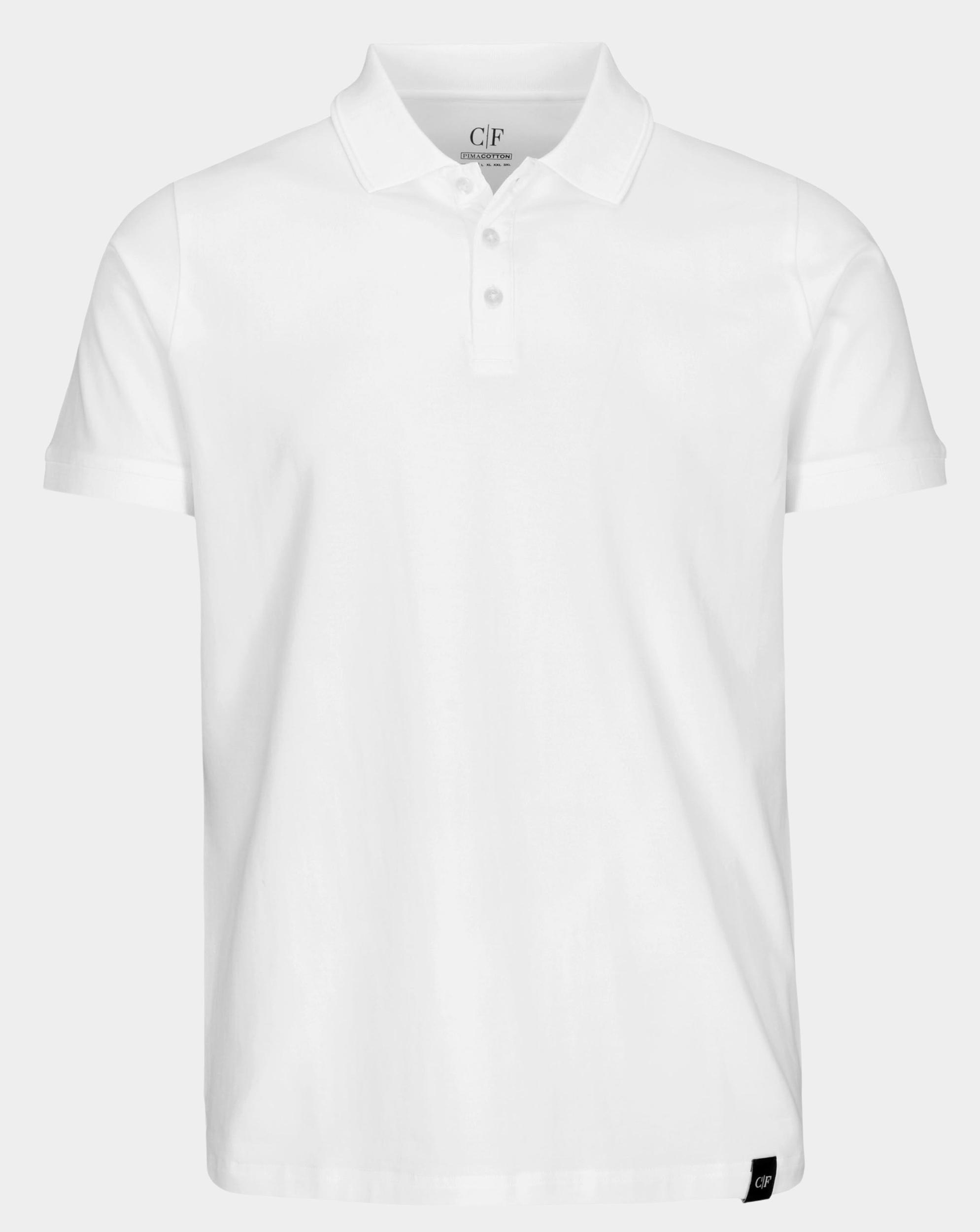 Commander Polo korte mouw Wit (S)-NOS 3-Knopf Poloshirt 1/2 213011985/103