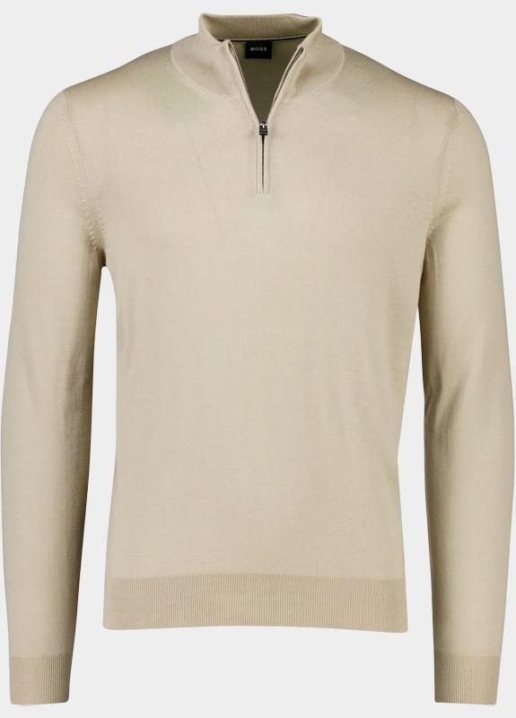 BOSS Black Half Zip Beige Ebenji 10266158 01 50528300/275