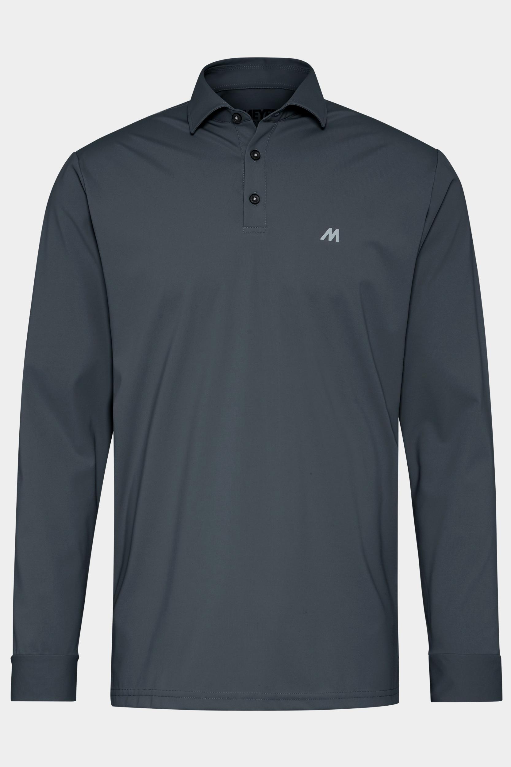 Meyer Polo lange mouw Grijs BRYSON Art.9-9007 9529900700/08