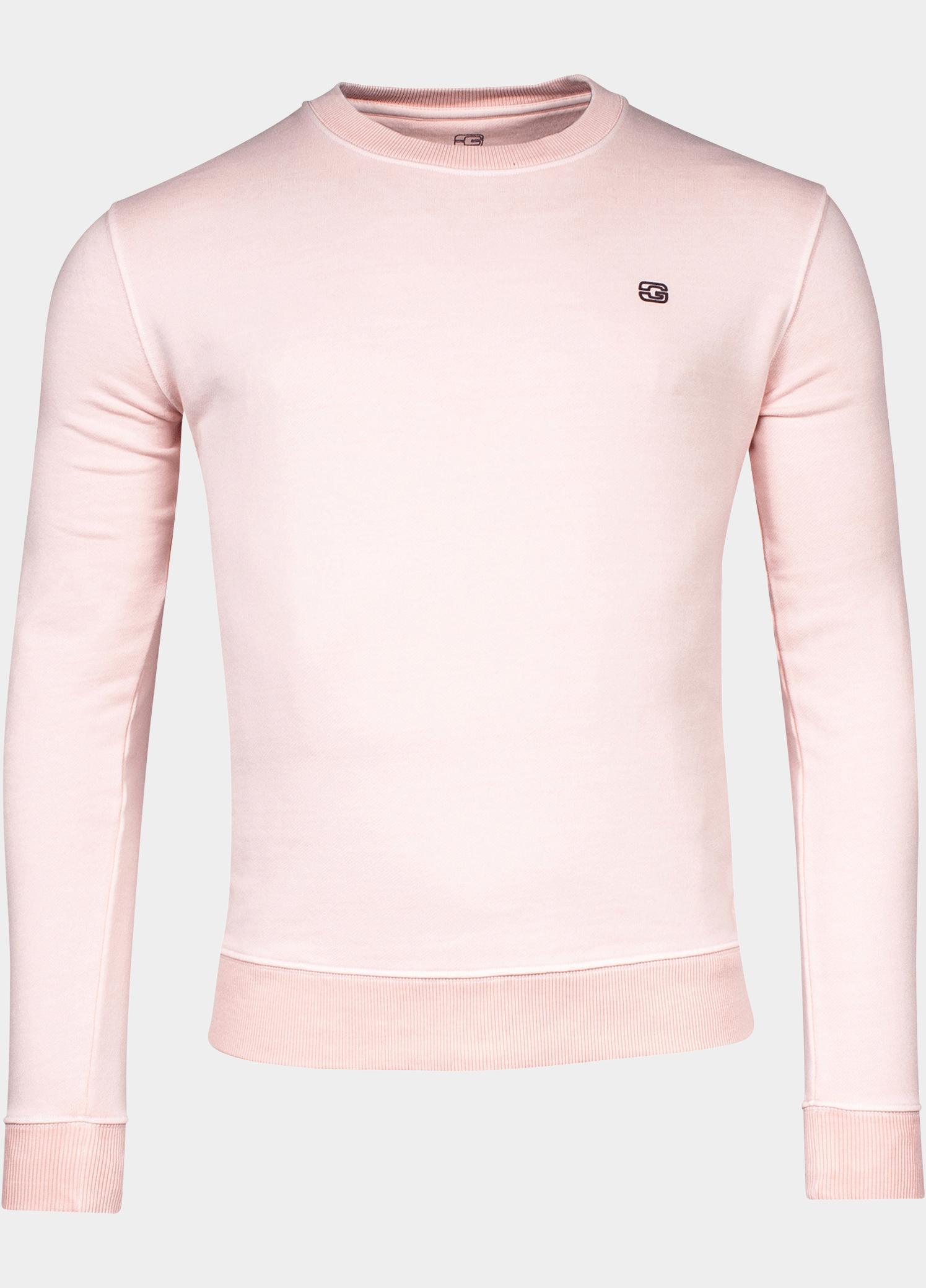 Giordano Pullover heren Rood Garment Dye Crewneck Loop Bac 413810/30