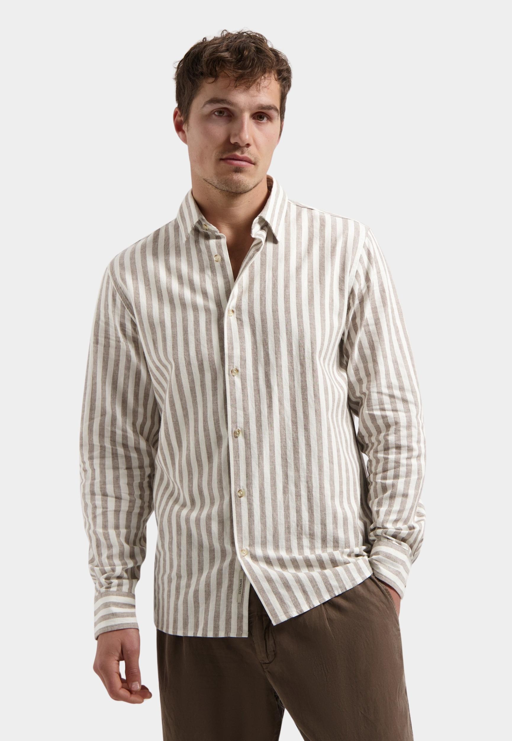 Dstrezzed Casual hemd lange mouw Beige Philip Shirt 303928/213