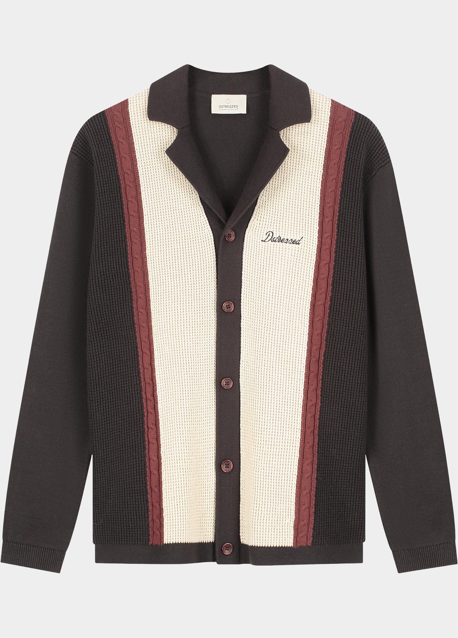 Dstrezzed Vest heren Rood Samuel Golf Cardigan 406810/422
