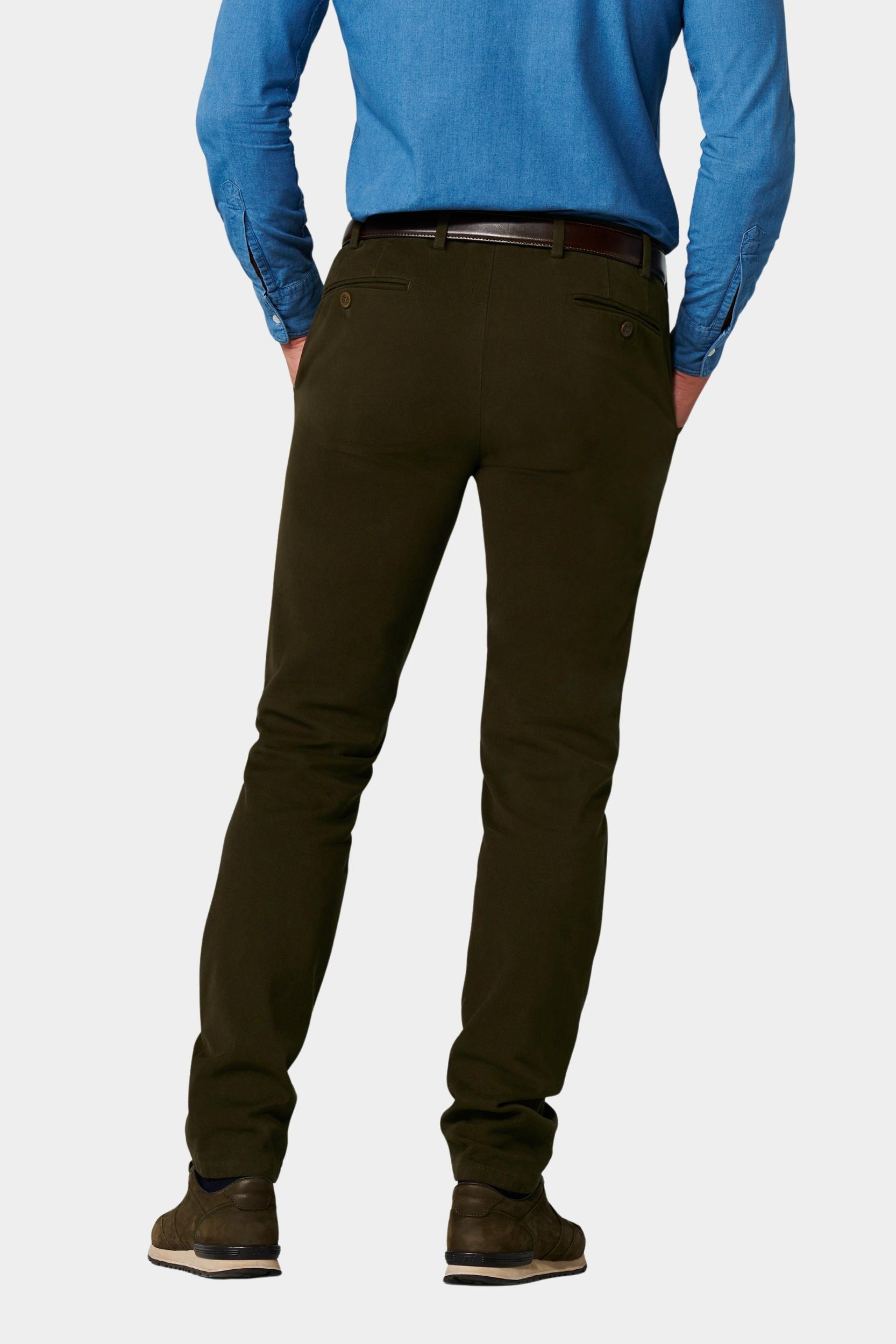 Meyer Katoenen Broek Groen BONN Art.2-8572 1022857200/29