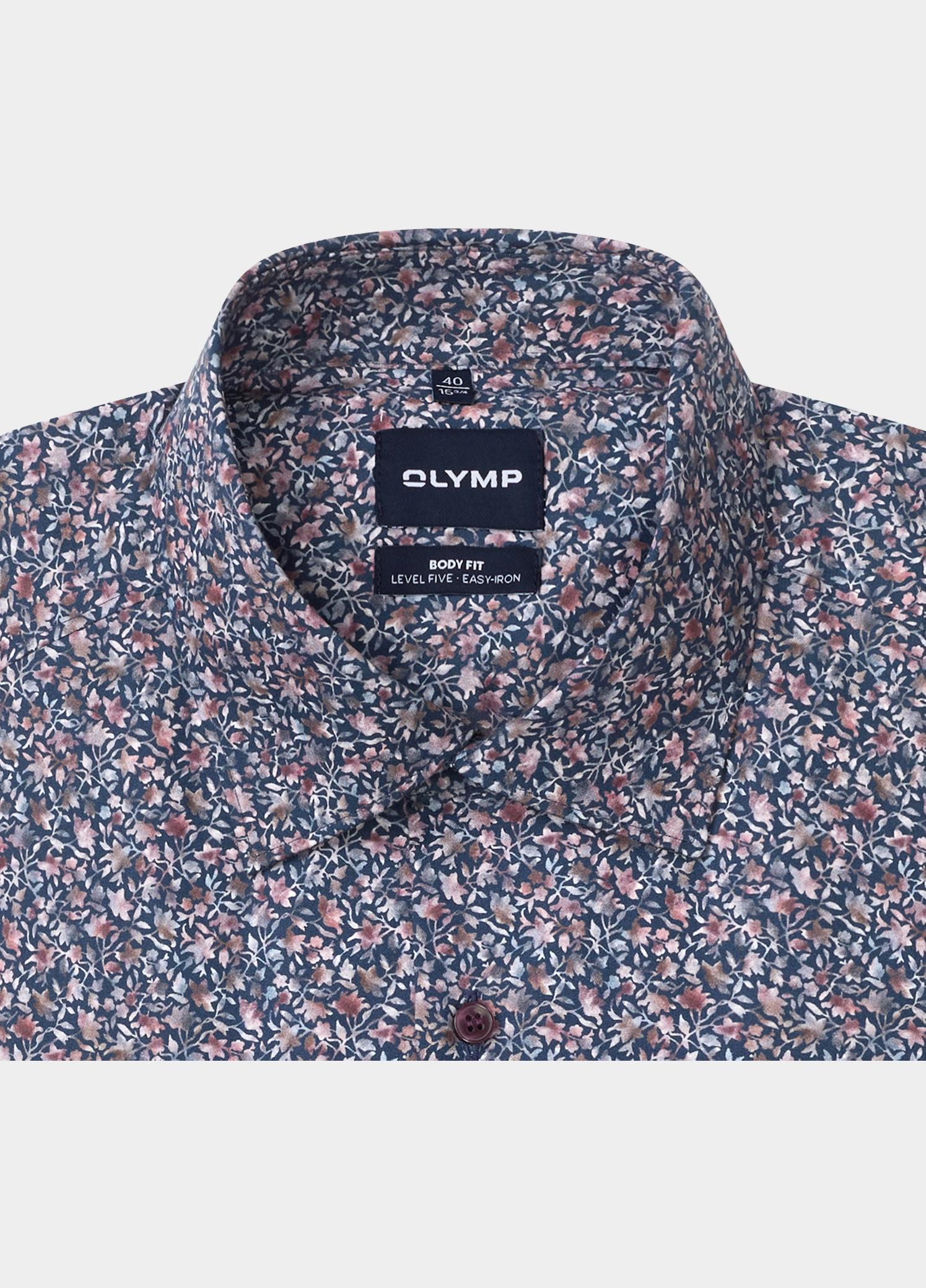 Olymp Overhemd extra lange mouw Blauw Level 5 b.f. D.2218 207629/18