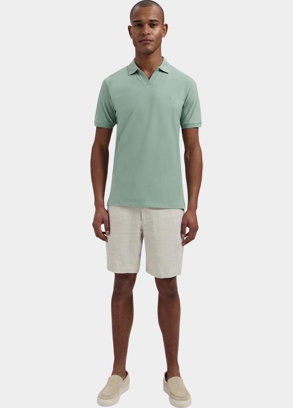 Dstrezzed Polo korte mouw Groen Bowie V-Neck Polo 240022/565