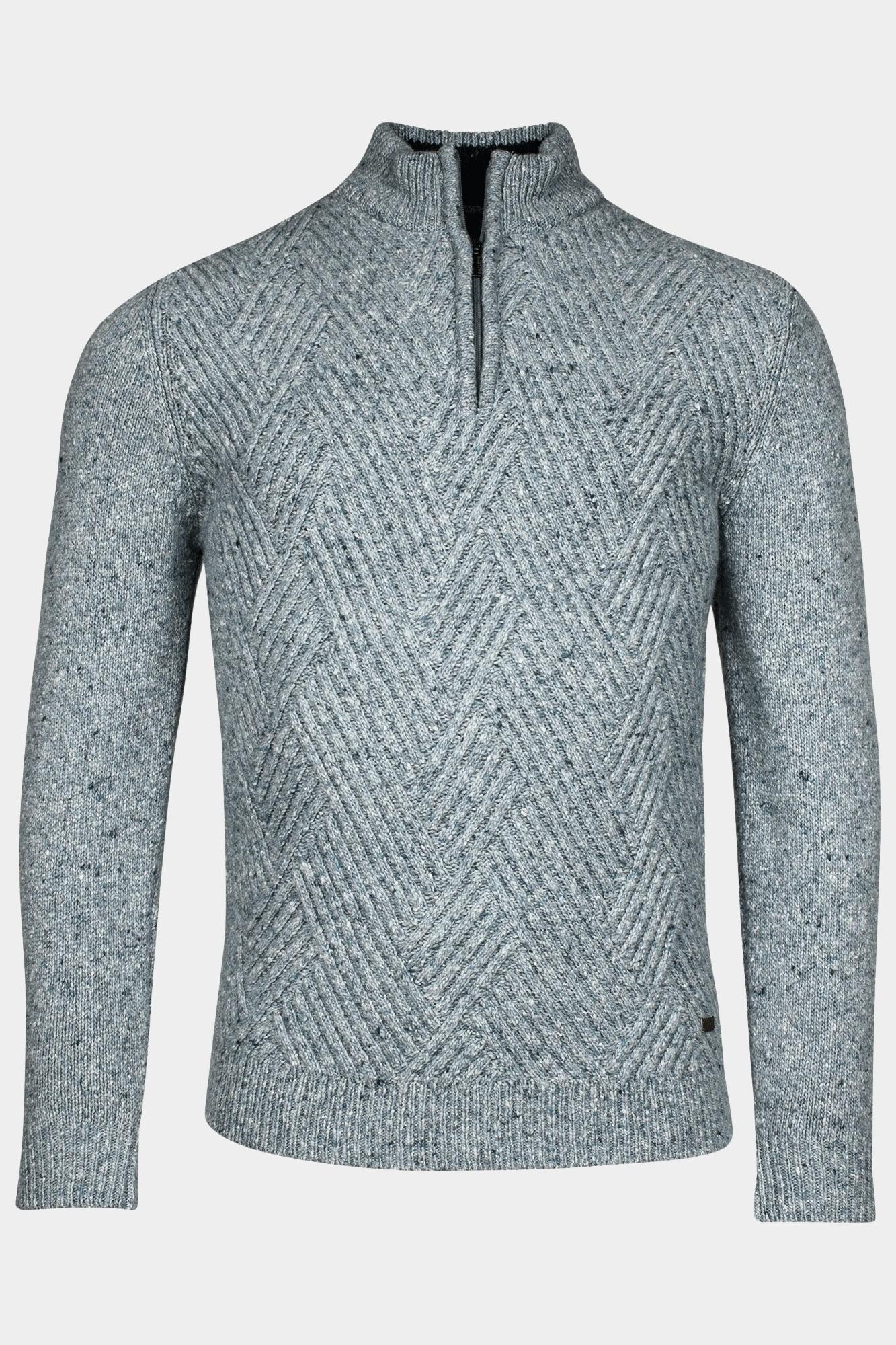 Baileys Half Zip Blauw Pullover 1/2 zip 428480/627