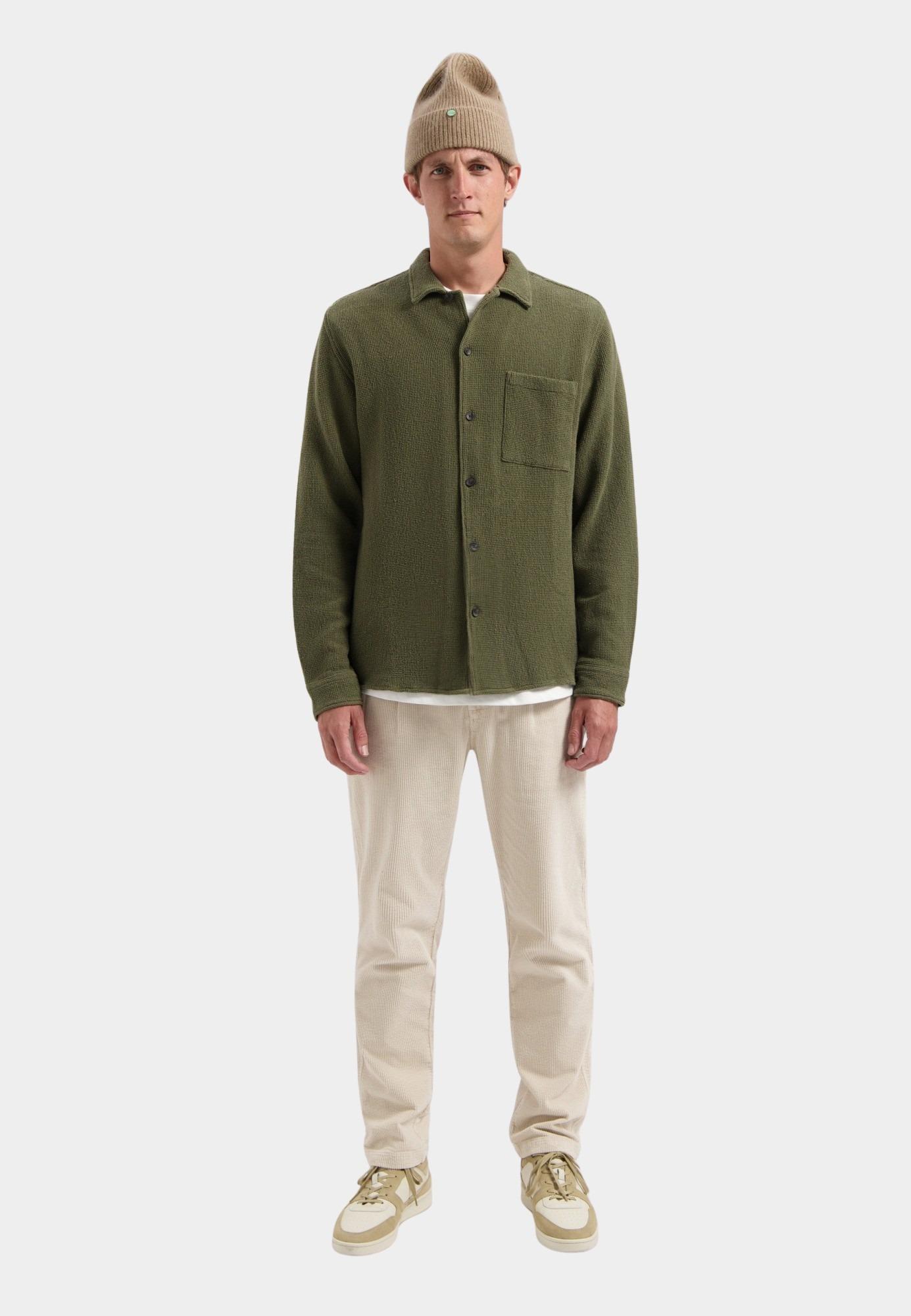 Dstrezzed Casual hemd lange mouw Groen Daniel shirt 303852/557