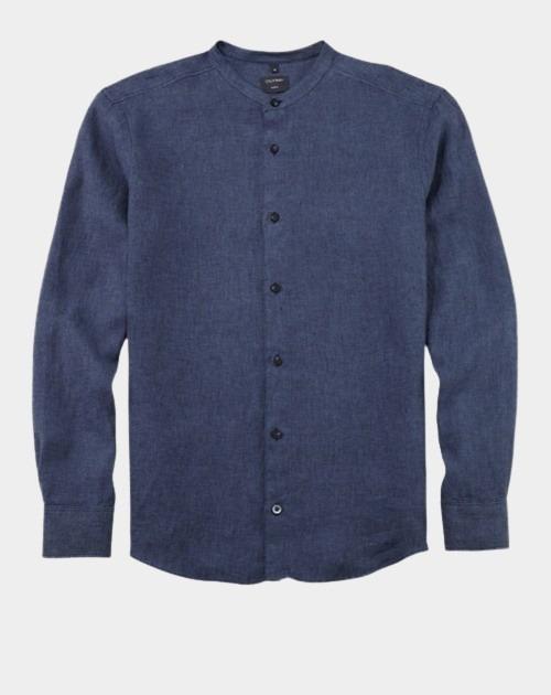 Olymp Casual hemd lange mouw Blauw Casual 407274/19