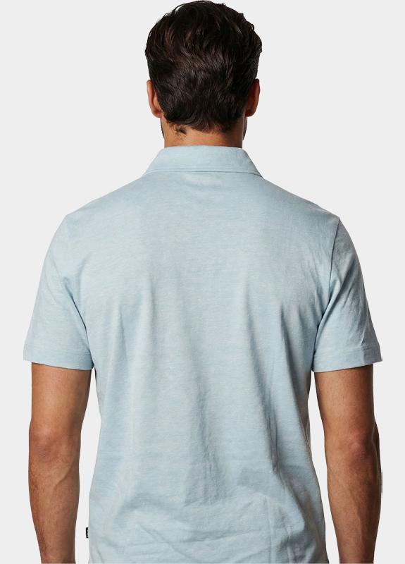 BOSS Black Polo korte mouw Blauw H-Press 235 10271433 01 50559147/450