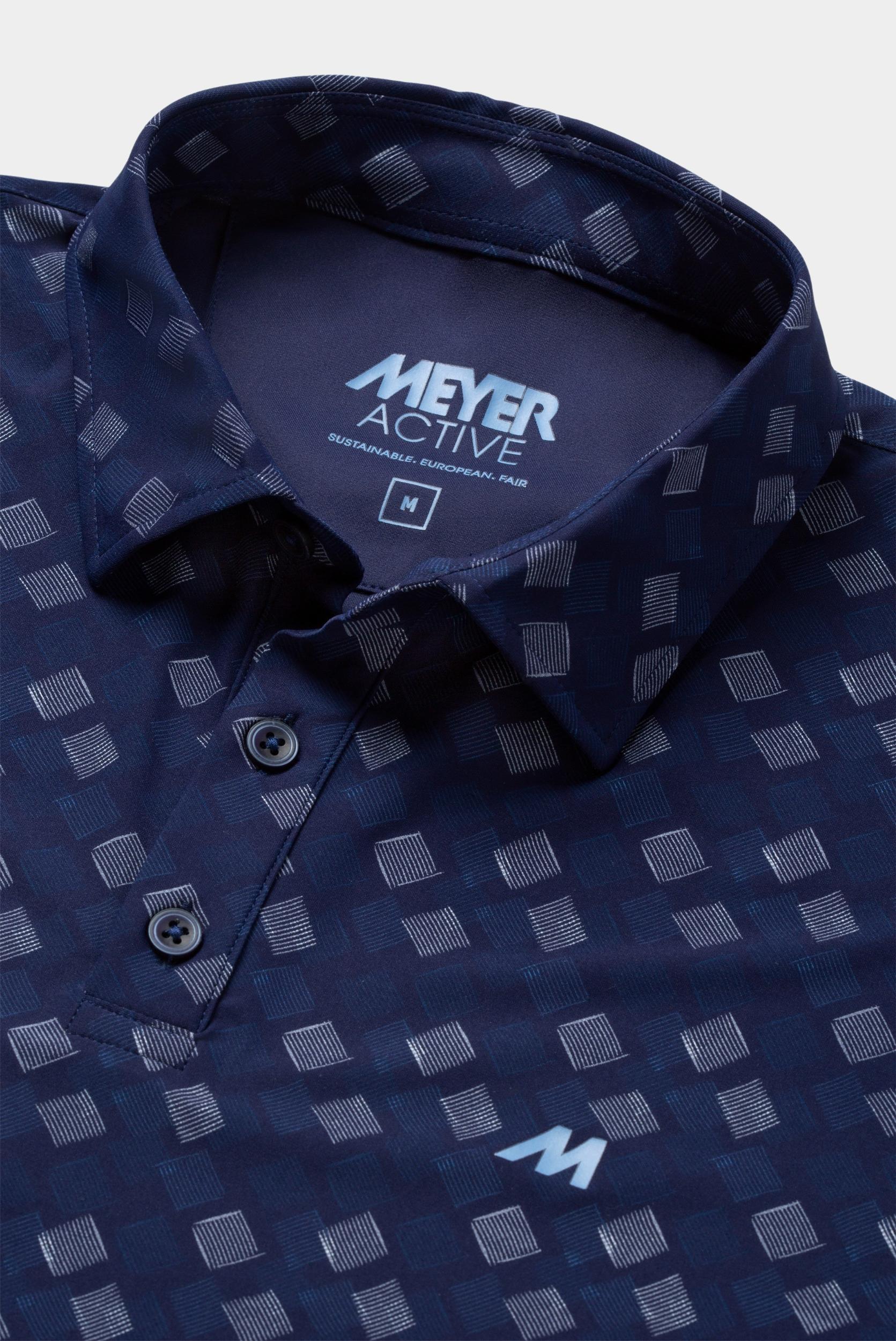 Meyer Polo korte mouw Blauw PHIL Art.9-9008 9539900800/18