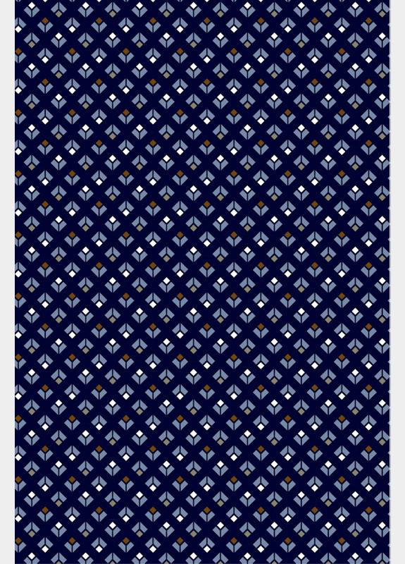 R.B. Boston Casual hemd lange mouw Blauw Regular Fit Cotton 427670/629