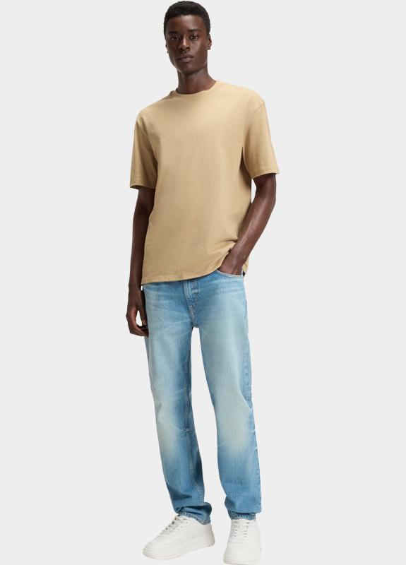 HUGO Red T-shirt korte mouw Beige Dapolino 10248326 01 50488330/269