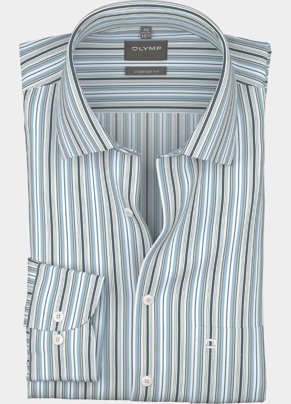 Olymp Zakelijk overhemd heren Blauw Luxor 107214/11