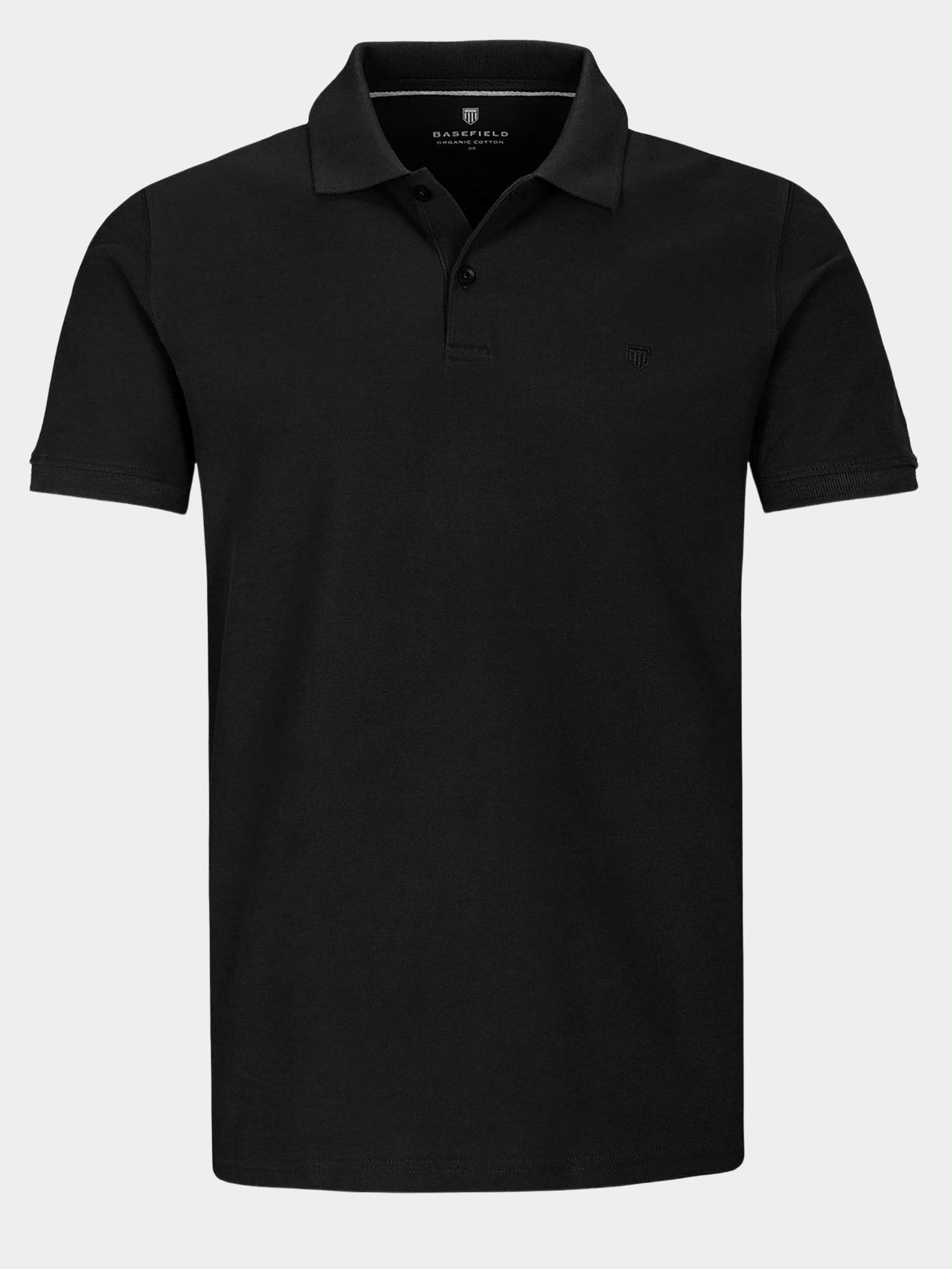 Basefield Polo korte mouw Zwart  219017199/Schwarz