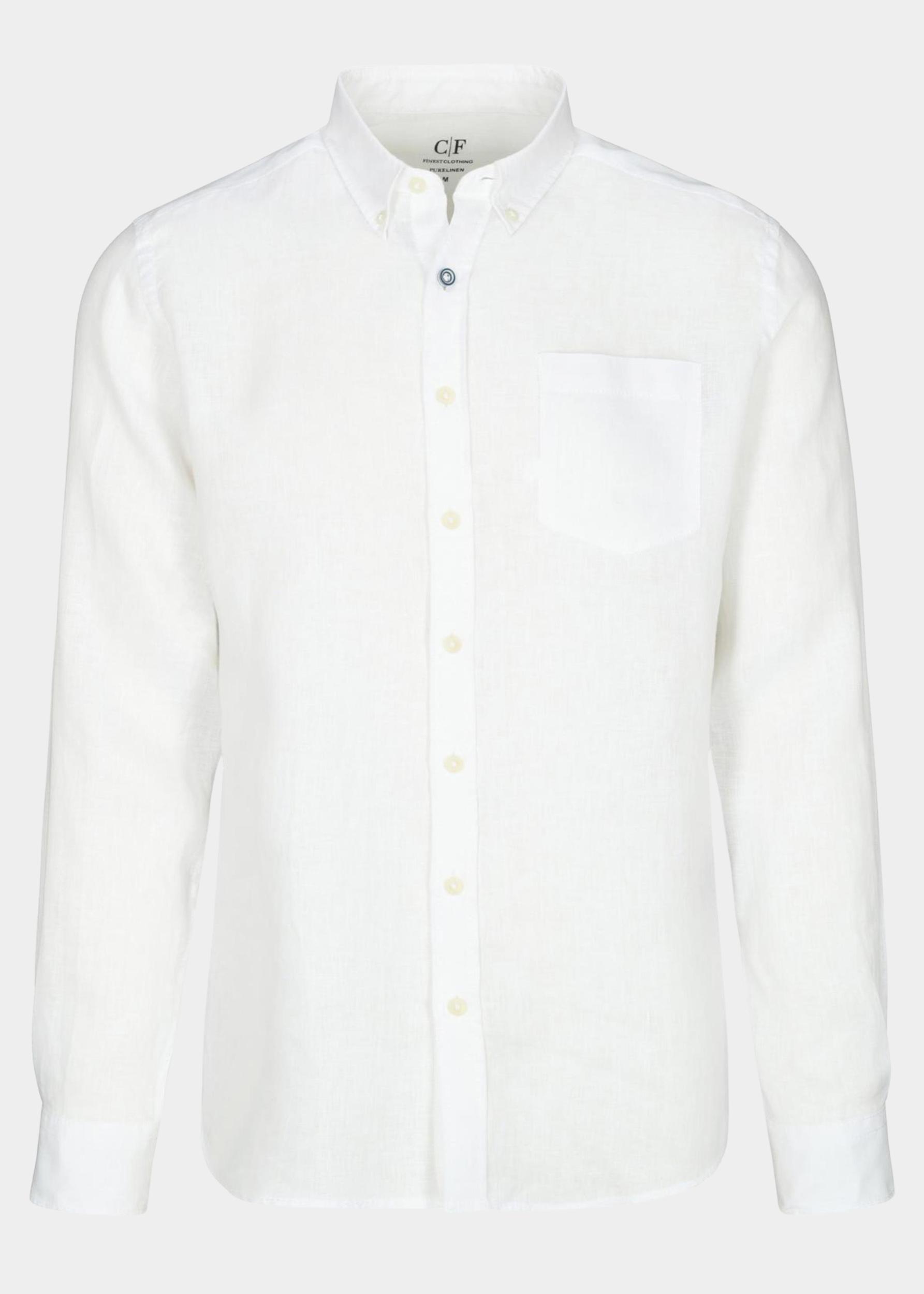 Commander Casual hemd lange mouw Wit  213013076/106
