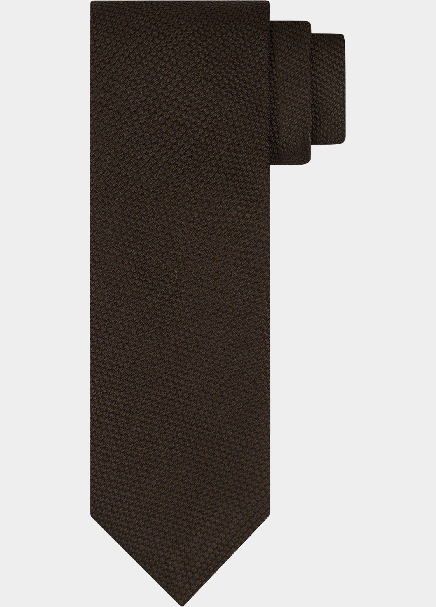 Profuomo Stropdas Bruin  PPXA30019/B