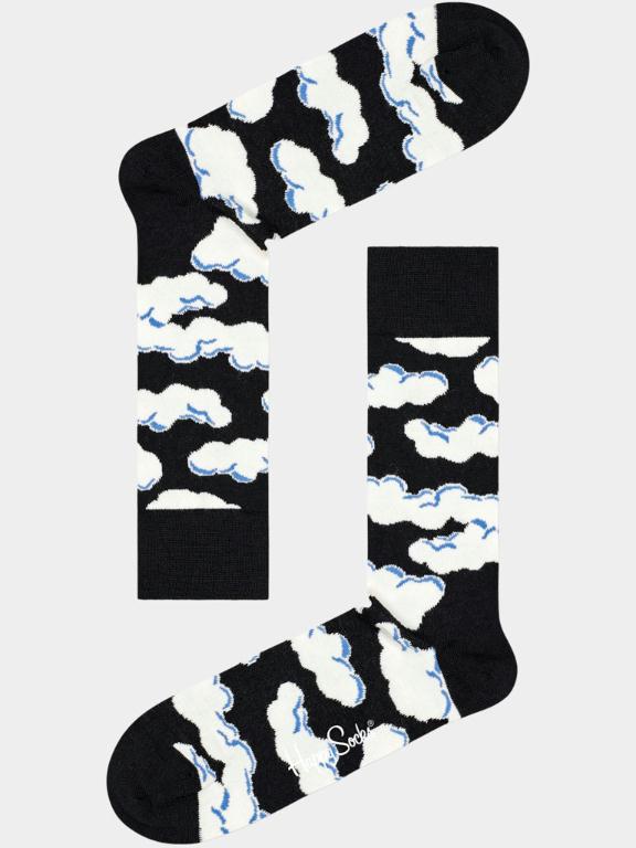 Happy Socks Sokken Zwart Wool Under The Clouds WUTC22/9300