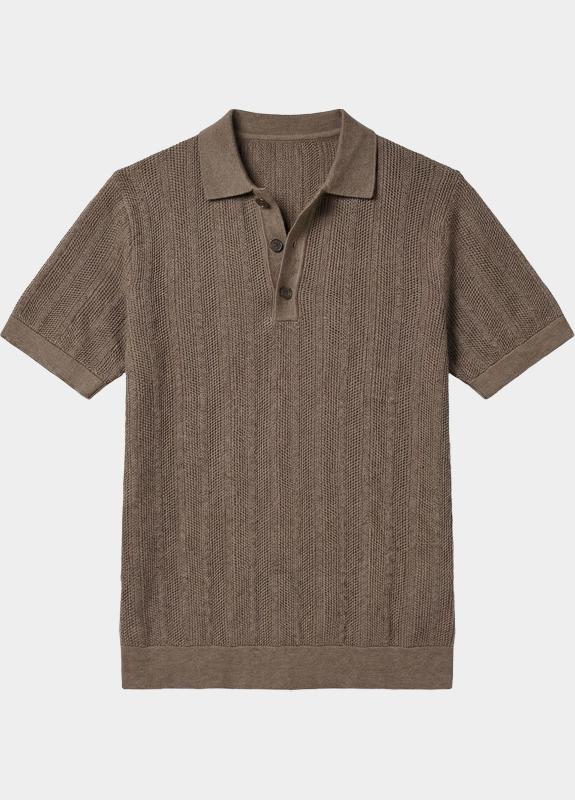 Innocente Polo heren Bruin  328/Coffee